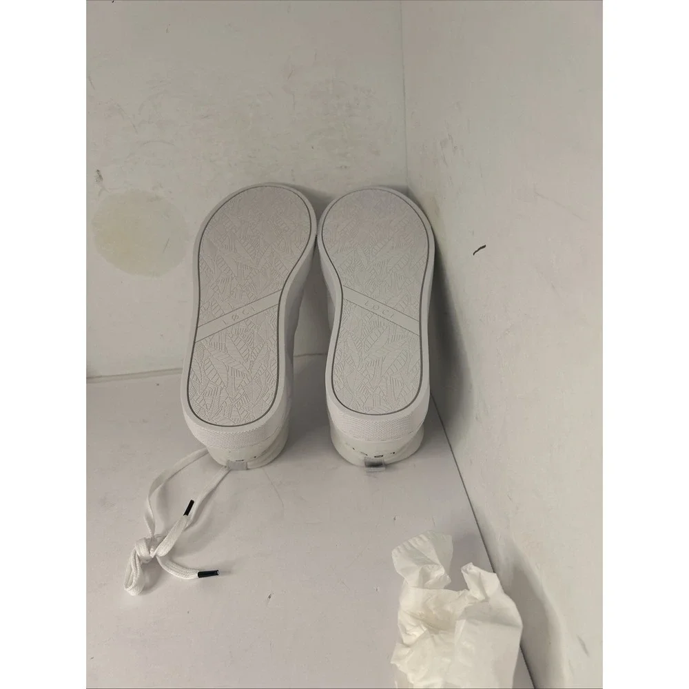 Loci Women's White Ten Logo‎ High-Top Lace-Up Sneaker Shoes EU Size 37 US Sz 6.5
